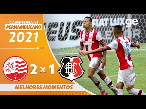 NÁUTICO 2 X 1 SANTA CRUZ | MELHORES MOMENTOS | 6ª RODADA PERNAMBUCANO 2021 | ge.globo