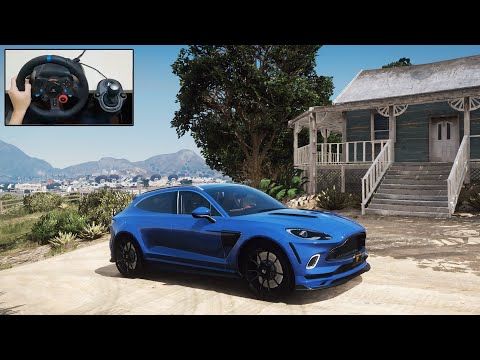 2020 Aston Martin DBX by Lumma Design - GTA 5 with Steering Wheel - Logitech G29 Gameplay