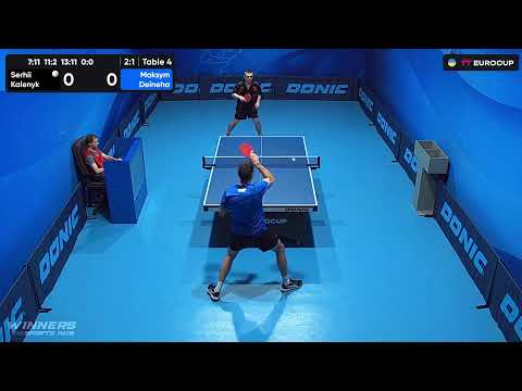12:50 Serhii Kalenyk - Maksym Deineha 16.07.2023 TT Euro.Cup Ukraine Master. TABLE 4