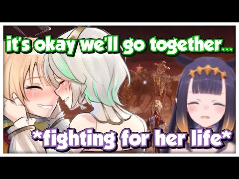 *Ina Fighting For Her Life*, Meanwhile Cecilia and Gigi in the Background... *Ina Fighting For Her Life*, Meanwhile Cecilia and Gigi in the Background...