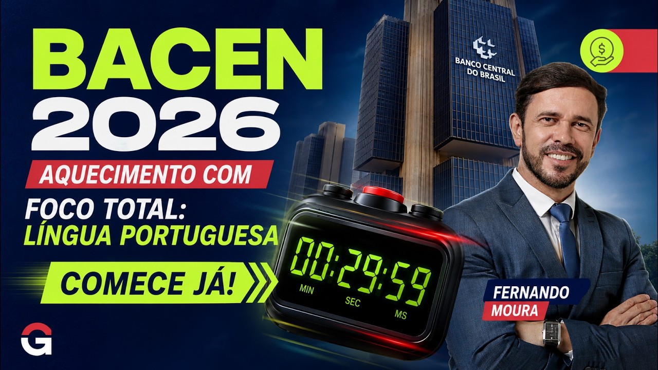 BACEN 2026 | Aquecimento com Foco Total: Língua Portuguesa