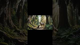 4K Kitten and Wolf Emerge from the Heart of the Earth!” 🌍✨