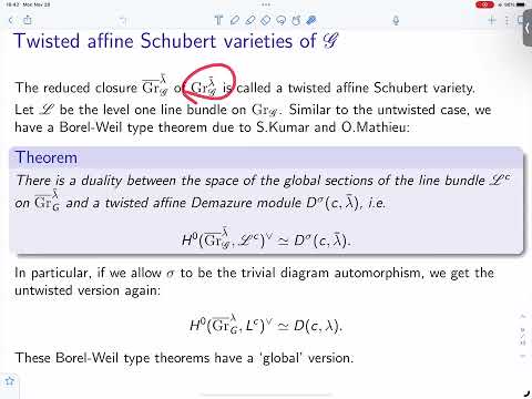 Huanhuan Yu : "Beilinson Drinfeld Schubert varieties and twisted global Demazure modules"