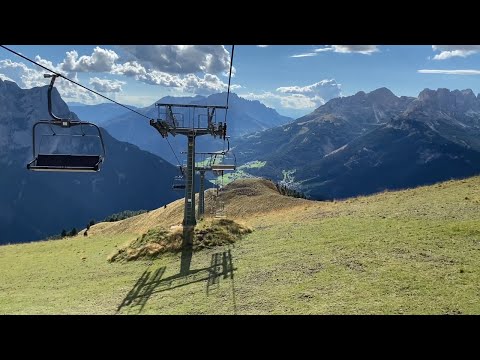 Discesa integrale Seggiovia Doppelmayr "Col de Valvacin" - Pozza di Fassa (TN)