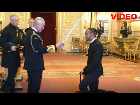 Sir Lewis Hamilton RECEIVES KNIGHTHOOD - VIDEO!