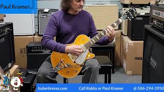 Video thumbnail for Gretsch G6129T 89 Vintage Select 89 Sparkle Jet with Bigsby by Robby's Reviewsday