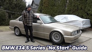 Solving An Interesting Crank "No Start" Issue on a BMW E34 535i | Josh's BMW Troubleshooting Guides