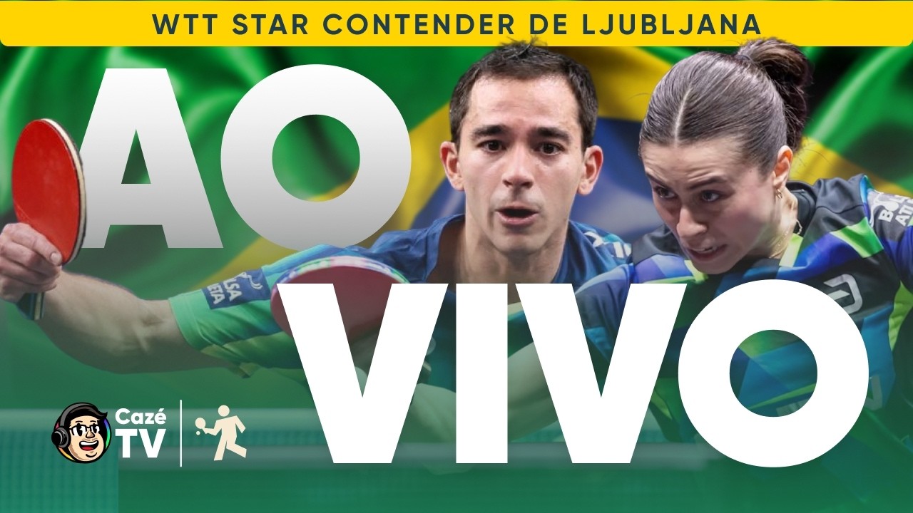 AO VIVO: HUGO CALDERANO NO WTT CHAMPIONS DE LJUBLANA | TÊNIS DE MESA
