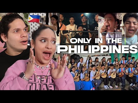 Latinos react to 'Things that just make sense in the Philippines' *Singing Edition*