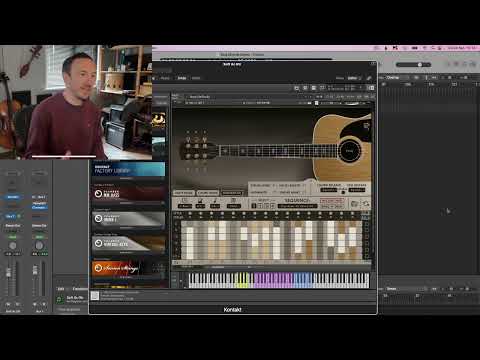 How To Program Realistic Guitar Strumming Patterns using MG Soft Acoustic Guitar