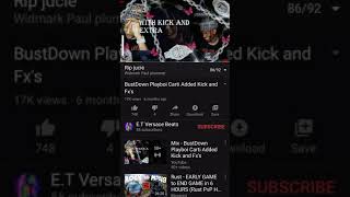 Playboi carti bust down added kick