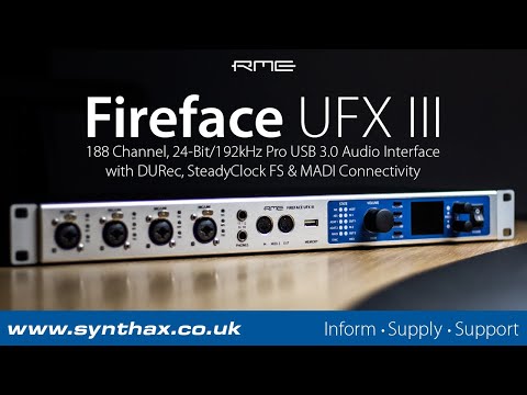 RME UFX III 188-Channel Audio Interface with USB 3.0 image 3