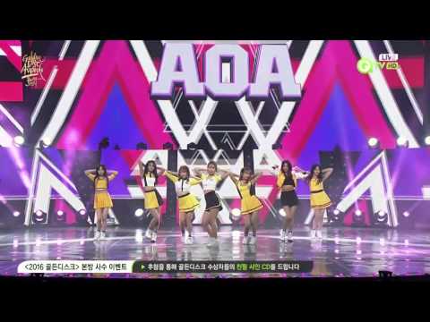 AOA - 단발머리 (Short Hair) & 심쿵해 (Heart Attack) (GOLDEN DISC AWARDS Special Stage)