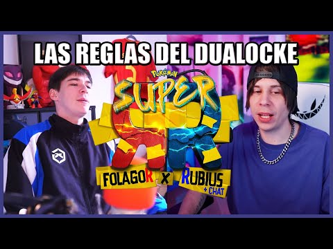 FOLAGOR and RUBIUS talk about the RULES of the DUALOCKE | POKÉMON SUPER RR