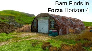 Locations of the Barn Finds in Forza Horizon 4