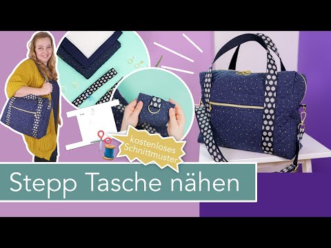 Tasche nähen #StepperSteppi – kostenloses Schnittmuster