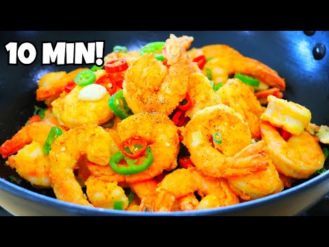 10-Min Crispy Salt and Pepper Shrimp Recipe—BETTER Than Takeout!