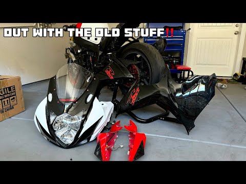Gsxr 750 Fairing Disassembly | Prep For New Fairings