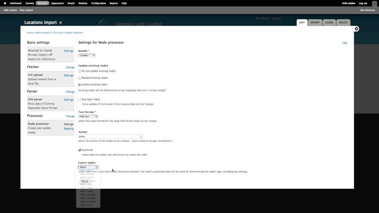 Importing Data into an Address Field using Feeds