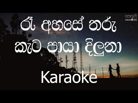 Ra Ahase Tharu Kata Paya Diluna Karaoke (without voice) - රෑ අහසේ තරු කැට පායා දිලුනා