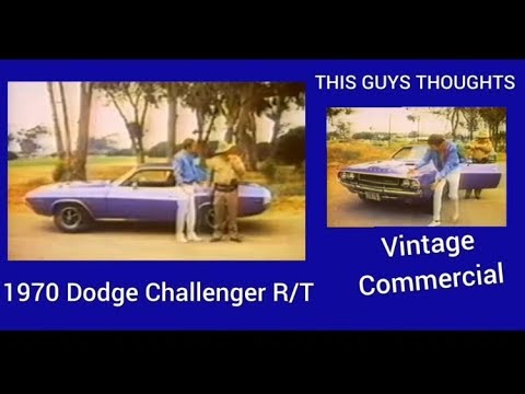 1970 Dodge Challenger R/T - Vintage TV Commercial