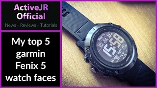 Garmin fenix 5 watch faces