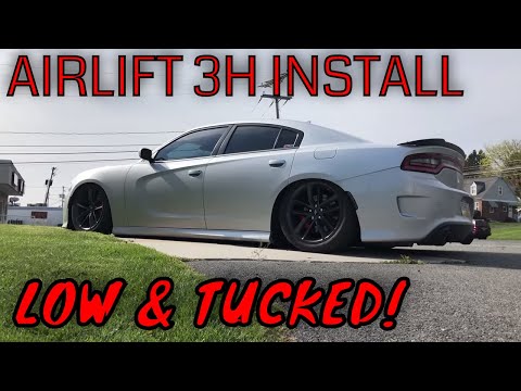 WE'RE BAGGING THE CHARGER! Air Lift Performance 3H Air Suspension Installation