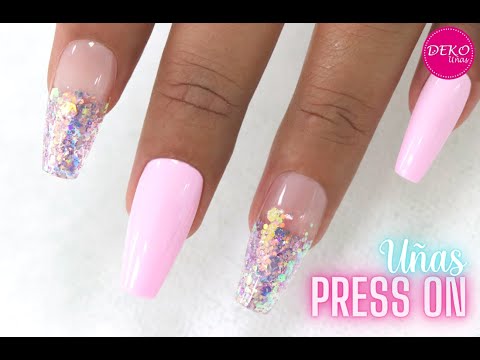 Uñas SIN ACRÍLICO PRESS ON – Soft Gel Tips  ♥ Deko Uñas – Press On Nails