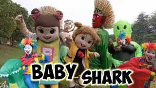 Download lagu ONDEL ONDEL BETAWI DAN BADUT LUCU 🐶 LAGU BABY SHARK mp3