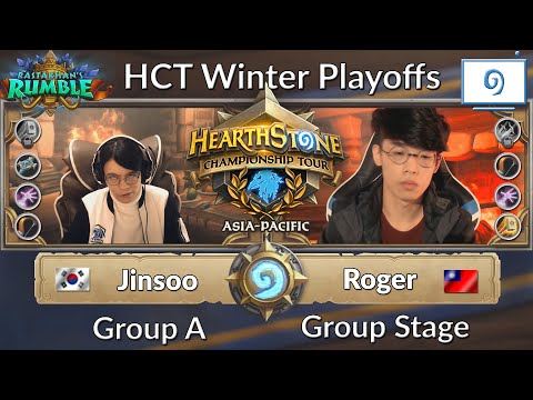 HCT Winter Asia-Pacific: Jinsoo vs Roger - Season 3 2018 | Day 2 Group A