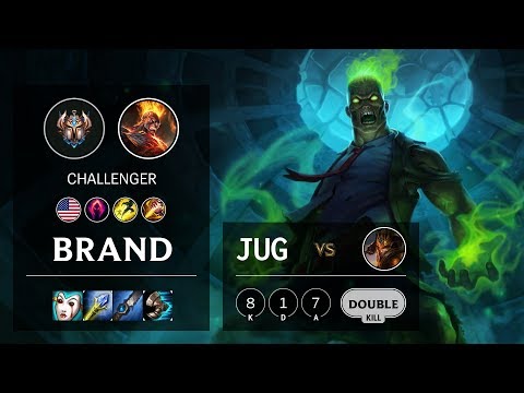 Brand Jungle vs Jarvan IV - NA Challenger Patch 10.5
