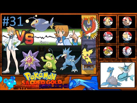 Let's Play Pokemon Sacred Gold Extreme Wedlocke:  Part 31 - The Misty Cerulean Gym