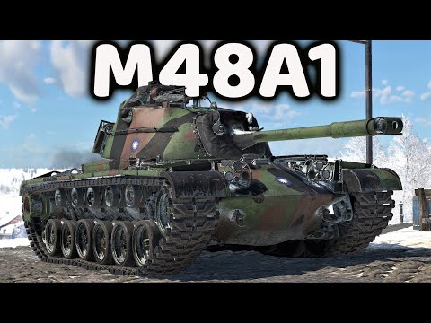 90 mm Gun Tank M48A1 Patton III Gameplay | War Thunder