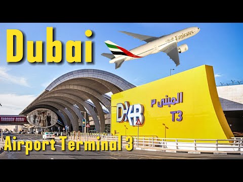Dubai to Lahore with Emirates | Terminal 3 Tour, Smart Gate & Sky Views! Dubai Airport tours |