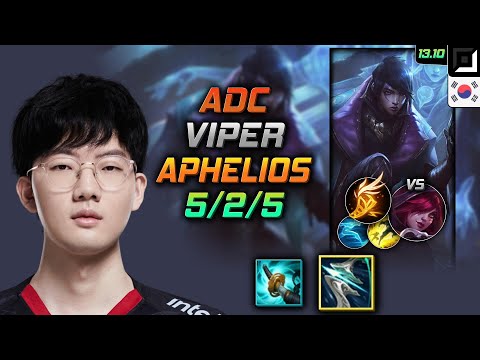 Aphelios Adc Build Viper Galeforce Fleet Footwork - LOL KR Challenger Patch 13.10