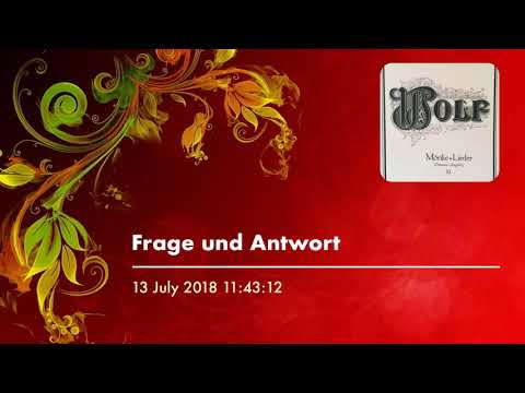 Frage und Antwort (Hugo Wolf)
