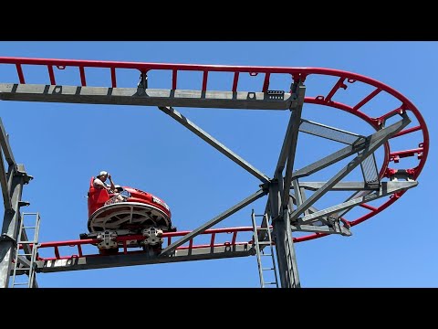 Screamin' Demon at Castle Park On-Ride POV • Riverside, CA • 4K 60fps
