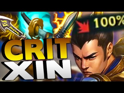 100% CRIT XIN JUNGLE! HIGHEST BURST DAMAGE EVER!! - League of Legends