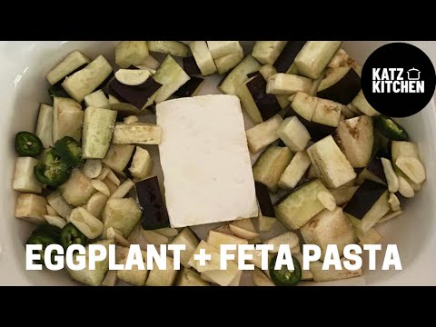 , title : 'Baked Feta Pasta Recipe WITH EGGPLANT? | NO TOMATOES?