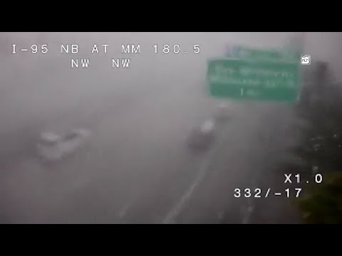 Hail storm slams I-95 and Florida Turnpike April 26 2023