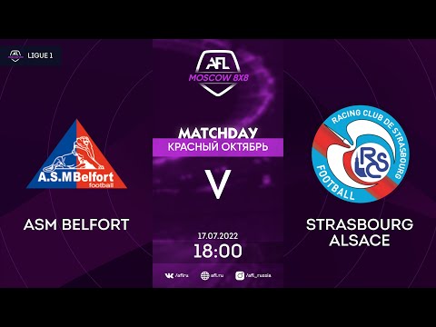 AFL22. France. Ligue 1. Day 8. ASM Belfort - Strasbourg Alsace