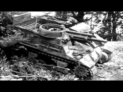 (2nd Armored Division) Wreckage Near St. Lo, France, 07/28/1944 (full)