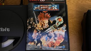 Super Street Fighter 2 Turbo Amiga CD32 gameplay on original hardware. 