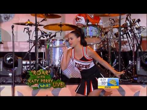 Katy Perry -  Performs ROAR Live  Lakewood High School   GMA 10 25 13