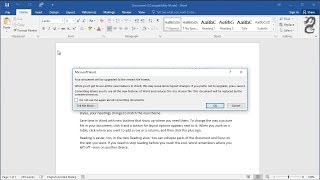 How to Get out of Compatibility Mode on Word: Turn off Compatibility Mode in Microsoft Word