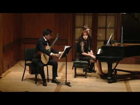 Xiaobo Pu and Linzi Pan: 2nd sonata for guitar and piano by William Bland