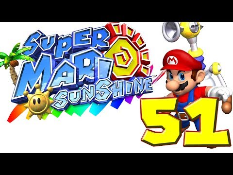Super Mario Sunshine playthrough pt51 - River of DEATH/Cage Climb Fail