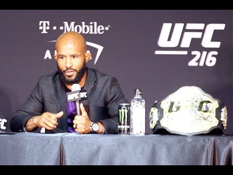 Johnson said he felt no one would take the UFC flyweight belt from him at UFC 216