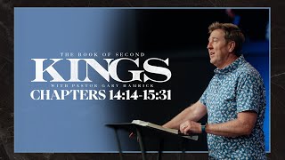 Verse By Verse Bible Study  |  2 Kings 14:14-15:31  |  Gary Hamrick