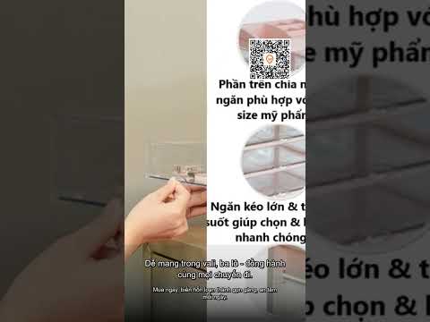 Tủ thuốc, mỹ phẩm HOKORI nhựa VIỆT NHẬT cao cấp - 3, 4, 5 tầng - Để bàn, ngăn kéo trong - 3.636